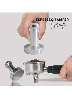 Rattleware Rattleware Premium Aluminum Espresso Tamper (55 mm) - Ideal for Baristas & Coffee Lovers - Sleek Material & Design - Ultimate Tamping Precision & Consistency  - Image 2