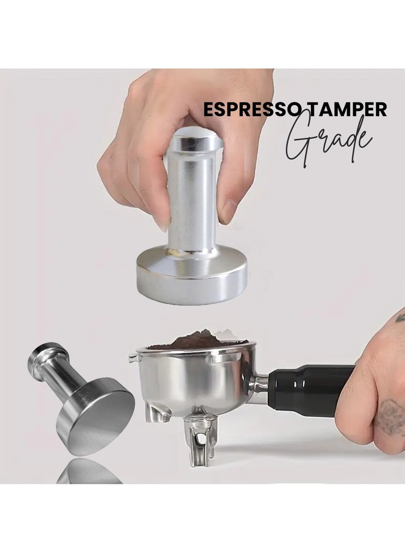 Rattleware Premium Aluminum Espresso Tamper (55 mm) - Ideal for Baristas & Coffee Lovers - Sleek Material & Design - Ultimate Tamping Precision & Consistency - Image 2