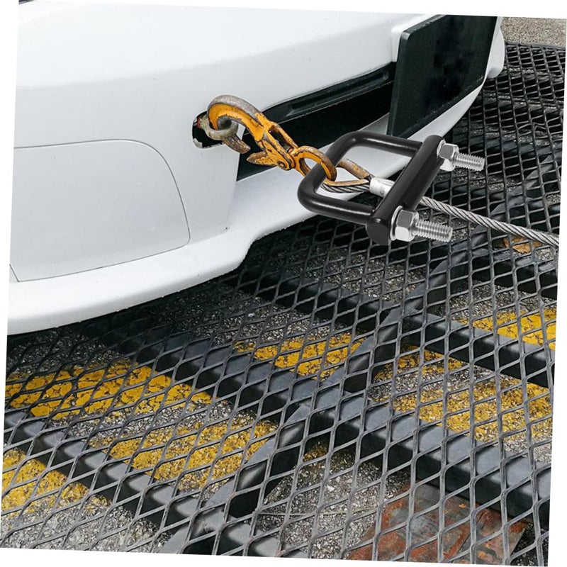 2Pcs Black Trailer Hitch Tightener Clamp Heavy Duty Metal Bucket Mount Stabilizer - Image 5