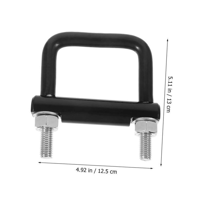 2Pcs Black Trailer Hitch Tightener Clamp Heavy Duty Metal Bucket Mount Stabilizer - Image 3