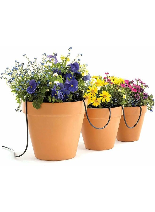 Raindrip R560DP Automatic Drip Irrigation Watering Kit with Customizable Timer for Containers and Hanging Baskets, Waters up to 20 Plants, Includes 20 PC Drippers, Black - Image 5