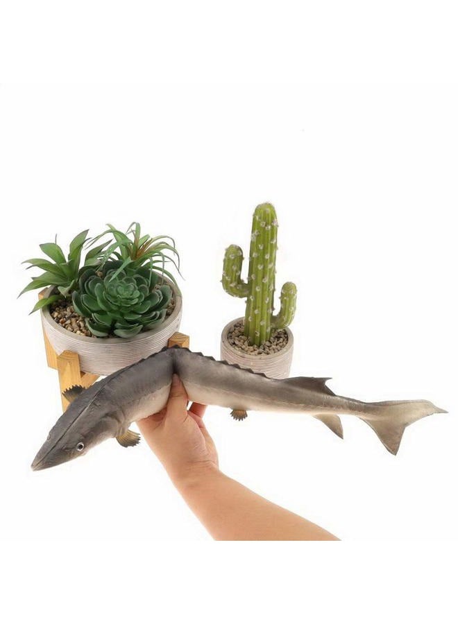 Gresorth 3 PCS Sea Creatures Fake Shark Chinese Sturgeon Fish Toy Model Photography Prop - Image 5