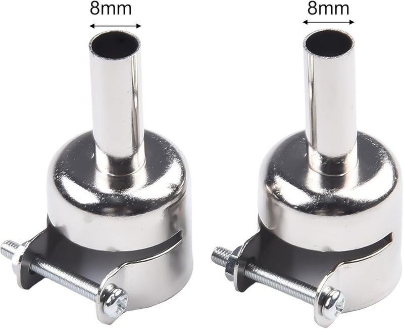 Stainless Steel Hot Air Nozzle Set 3mm to 12mm for 850 852D 898 Aoyue 906 968 6028 Soldering Stations - Image 4