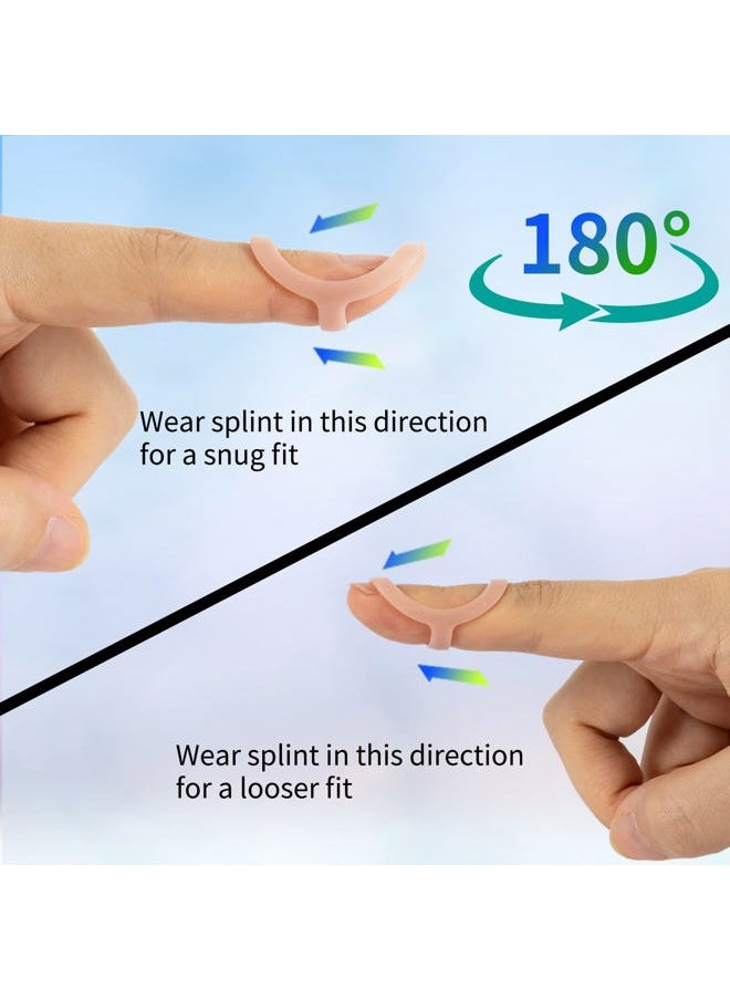 GHORTHOUD 14 Pcs Finger Splints - Finger Splint Sizing Kit for Arthritis, Mallet Finger - Thumb Splint, Trigger Finger Splint For Thumb, Middle, Pinky or Ring Finger (A Complete Kit (Sizes 2~15))  - Image 4