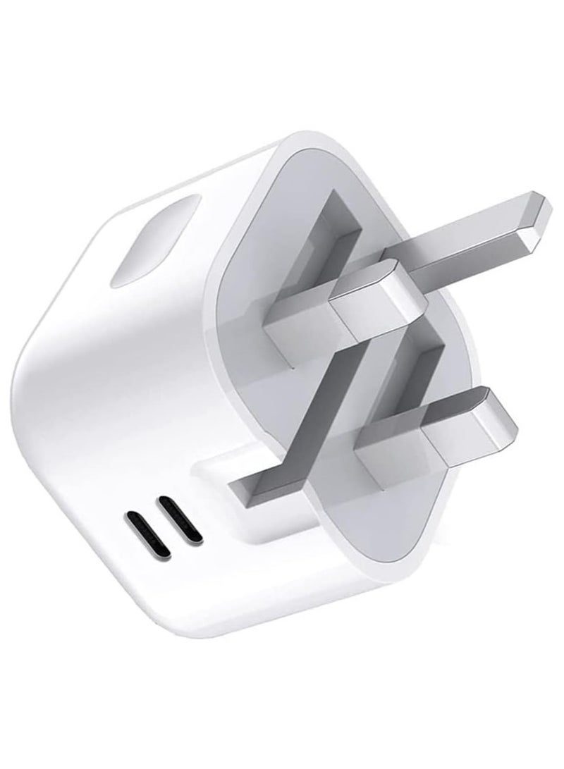 For Nothing Phone 2 / Nothing Phone 1 Charger, 35W Dual Port USB C + USB C Charger Plug, Type C PD Adapter Travel GaN Fast Charger Power Adapter Foldable Phone Charger Plug - Image 2