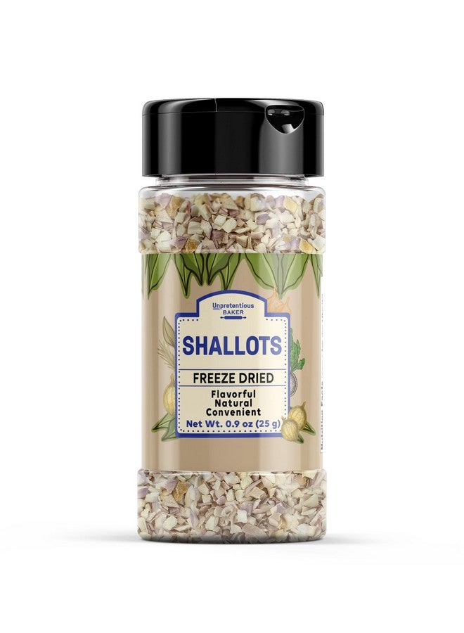 Unpretentious Freeze Dried Shallots, 0.9 oz, Flavorful, Gluten-Free - Image 1