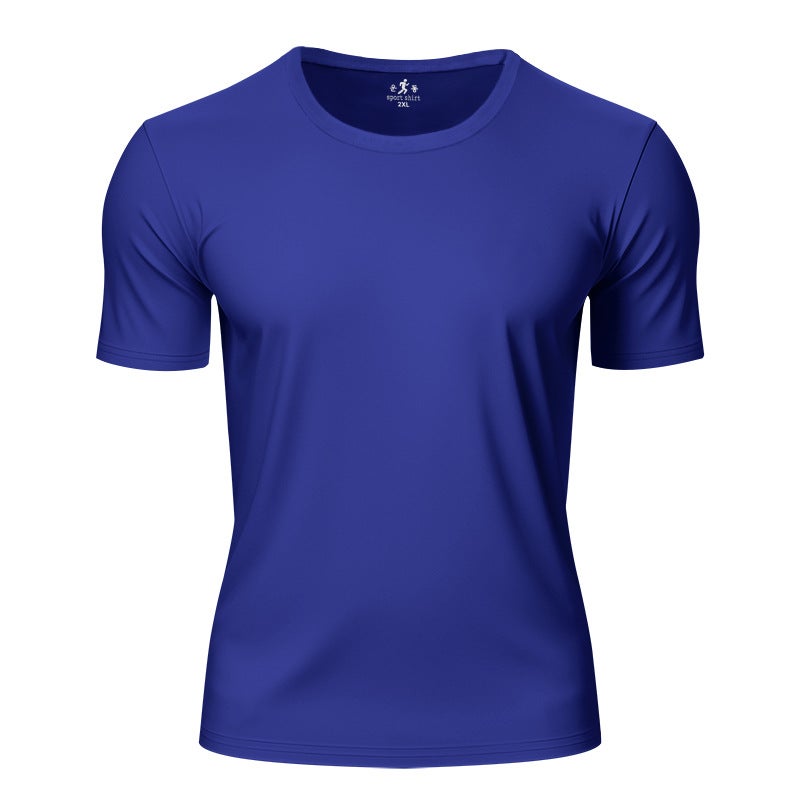 2025 TK Hot Selling Men''s and Women''s Asian Size Quick Dry Round Neck Short Sleeve Marathon Fitness Men''s T-shirt - Image 1