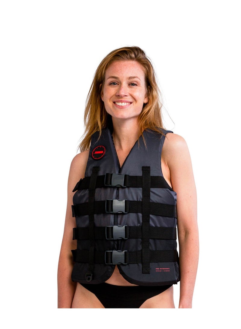 JOBE 4 Buckle Vest Black - Image 4