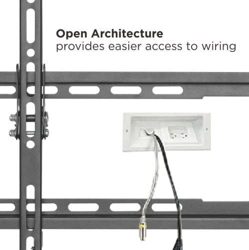 Gadget Wagon Gadget-Wagon 32-55 Inches(81-139.7cm) Fixed LED LCD Plasma Wall Mount Bracket with Heavy-Duty Max VESA 400 x 400 30 Kg Weight Capacity - Image 3