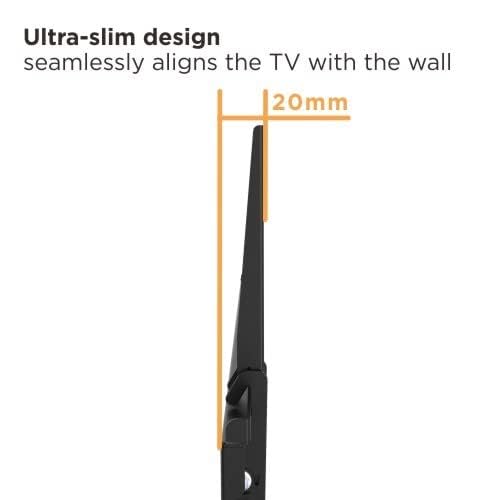 Gadget Wagon Gadget-Wagon 32-55 Inches(81-139.7cm) Fixed LED LCD Plasma Wall Mount Bracket with Heavy-Duty Max VESA 400 x 400 30 Kg Weight Capacity - Image 4