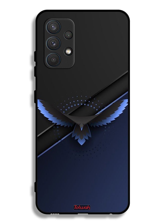 Tolwak Samsung Galaxy A32 4G Protective Case Cover Eagle Digital Abstract Art - Image 1