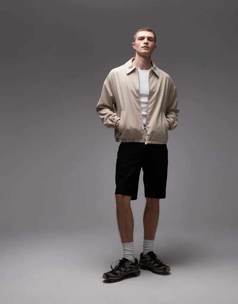TOPMAN Harrington Textured Jacket