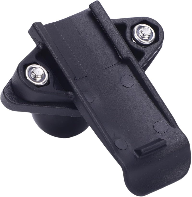 Motorcycle GPS Mount Nylon Handlebar Mounts Spine Clip Holder with 1 Inch Ball for Handheld Device Black (Back Clip Kit) - Image 2