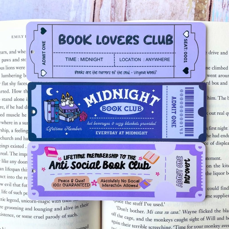 YJ PREMIUMS 16PC Cute Bookmarks Set Funny Bookmark Sets for Women Bookish Page Markers Book Clubs Lovers Dark Romance Anti Social Fantasy Thriller True Crime Booktok Club Readers Accessories Supplies Gifts Bulk - Image 4