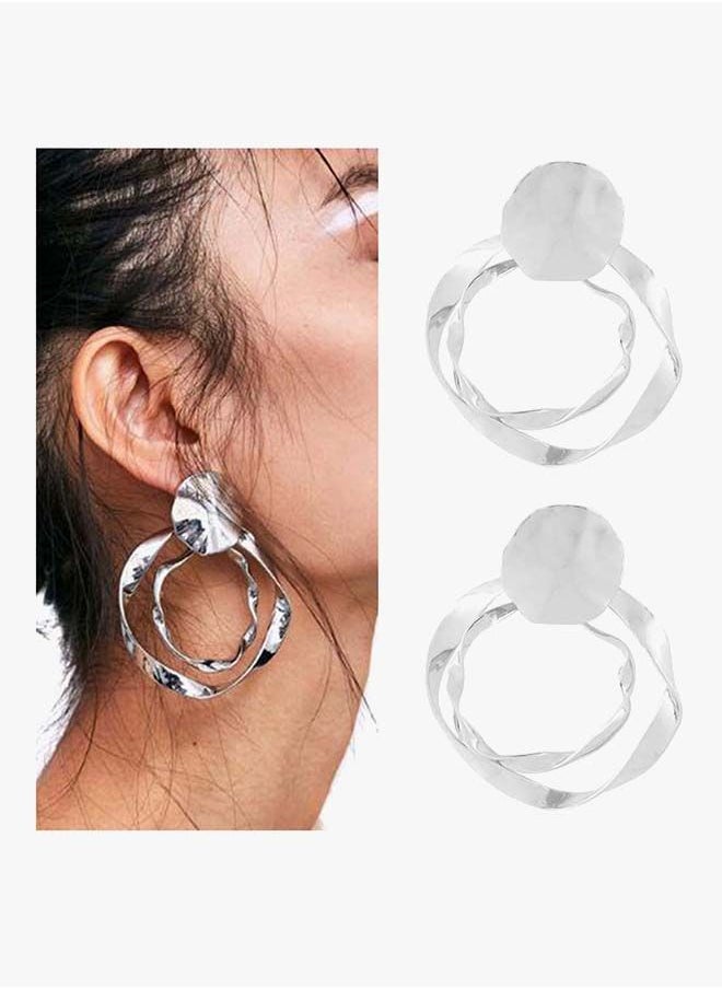 NIBEMINENT Alloy Dangle Earrings  - Image 3
