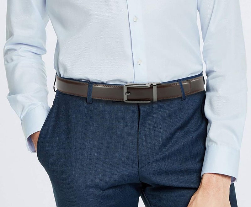 CHAOREN Click Belts for Men - Mens Ratchet Belt 1 3/8" for Dress Pants - Perfect Companion to Men's Oxfords - Image 2