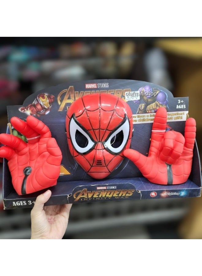 AVENGERS SpiderMan Mask with Gloves Set - Image 4