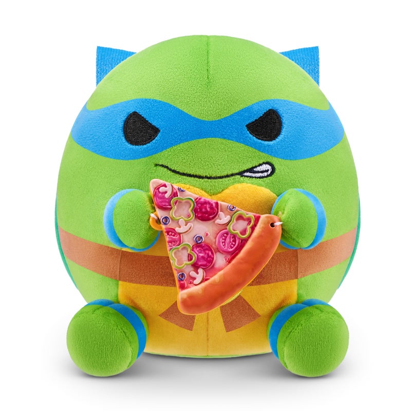Snackles 5 Plush Teenage Mutant Ninja Turtles Edition by ZURU Cuddly Squishy Comfort Plush with Teenage Mutant Ninja Turtles Theme and Pizza Snack Accessory Random Assortment - Image 2