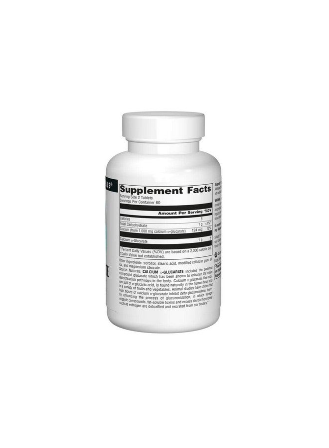 Source Naturals Calcium Dglucarate 500 Mg - Image 3
