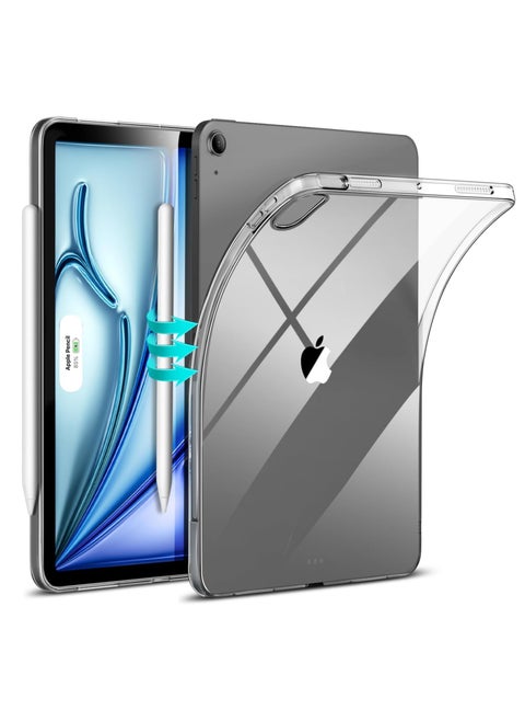 IPad Air 10.9 Inch Case (2022), iPad Air 5th/4th Generation Case (2022/2020), Slim and Light, Yellowing Resistant, Transparent Back Cover, Supports Pencil 2/USB-C, Zero Series, Clear
