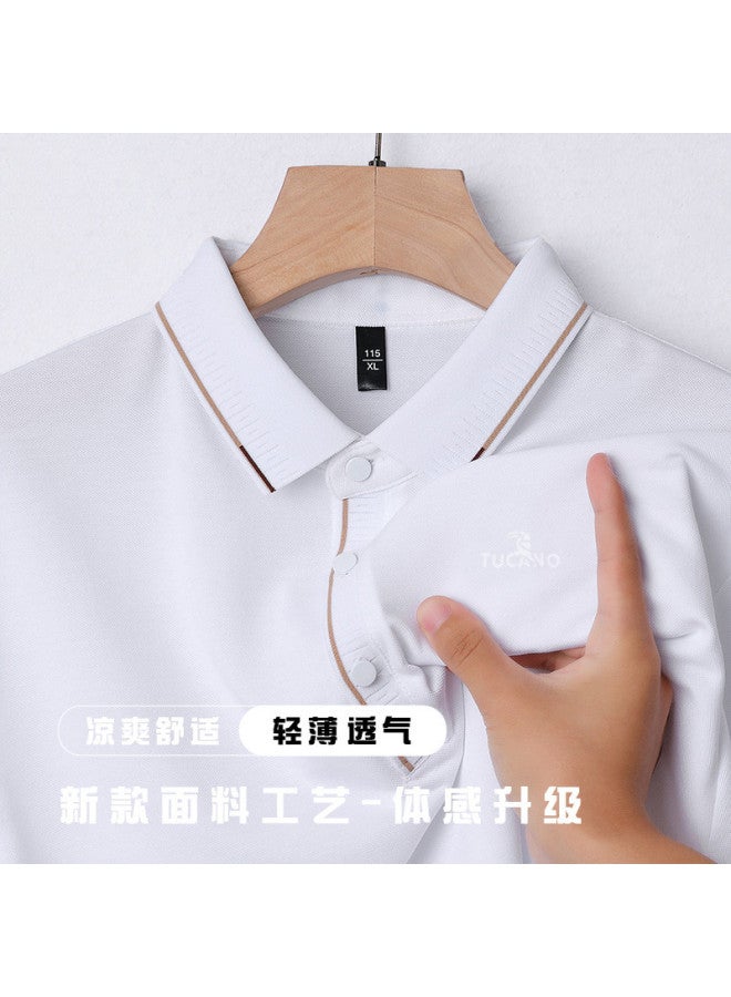 Tucano men's Breathable Summer Polo T-shirt - Lightweight Short Sleeve Casual Top - Image 2