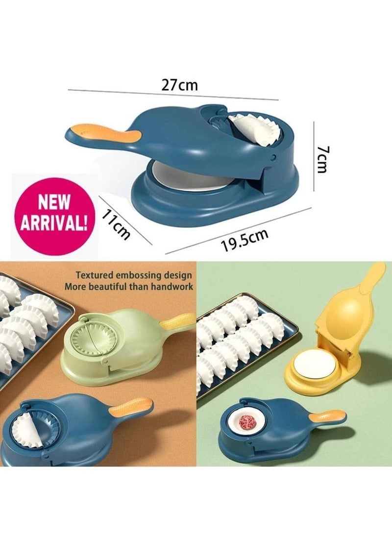 Generic - 2 In 1 Dumpling Maker Mould Machine Kitchen Making Tool Dumpling Skin Press Mould - Image 1