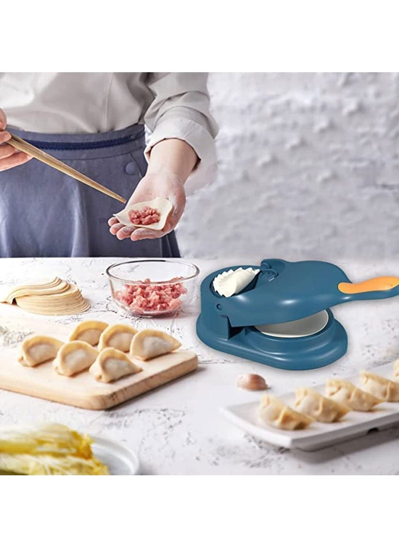 Generic - 2 In 1 Dumpling Maker Mould Machine Kitchen Making Tool Dumpling Skin Press Mould - Image 1