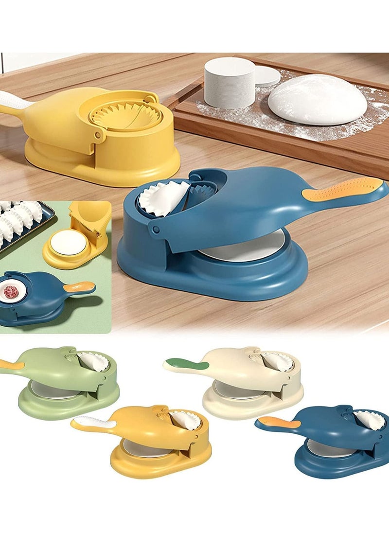 Generic - 2 In 1 Dumpling Maker Mould Machine Kitchen Making Tool Dumpling Skin Press Mould - Image 1