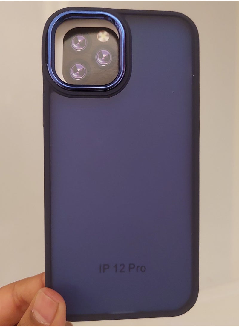Creative Creative Case for Iphone Q series for Iphone 12 Pro Hard Silicone Blue Colour  - Image 1