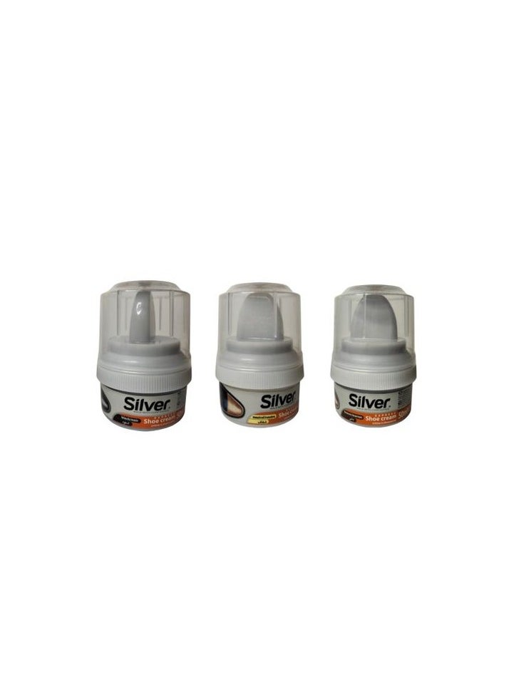 Silver - Turkish Silver Cream - Special Offer, Three Pieces - Easy To Use . - Image 1