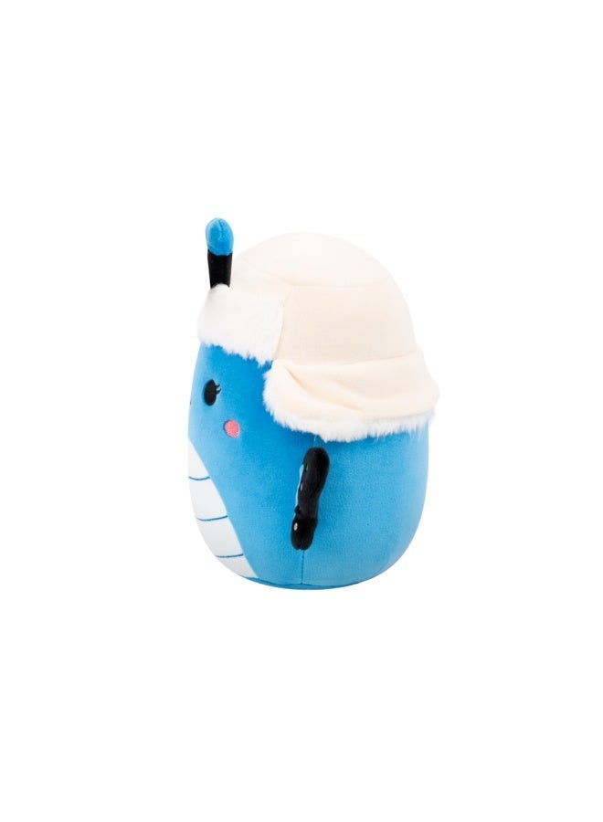Squishmallows Little Plush Earling Waverly Blue Butterfly Plush Toy with Trapper Hat â€“ 13 cm Soft Collectible Stuffed Animal - Image 5