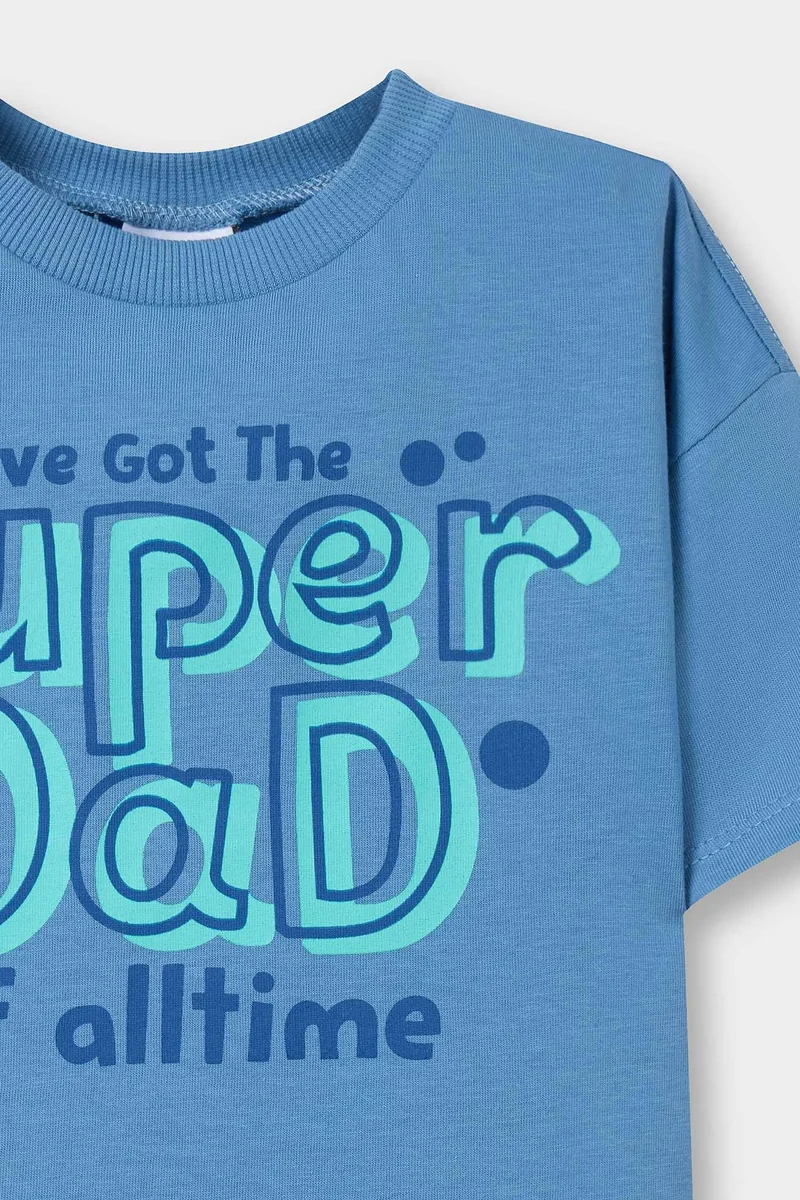 Defacto Baby Boy Regular Fit Slogan Printed T-Shirt