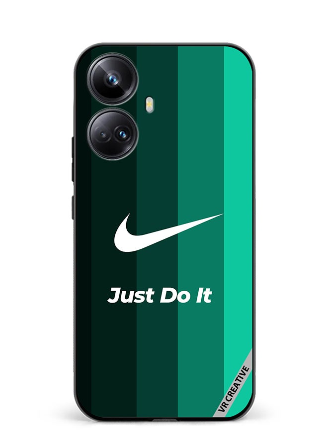 VR CREATIVE Protective Case Cover For Realme 10 Pro Plus Nike Logo Green Design Multicolour - Image 1