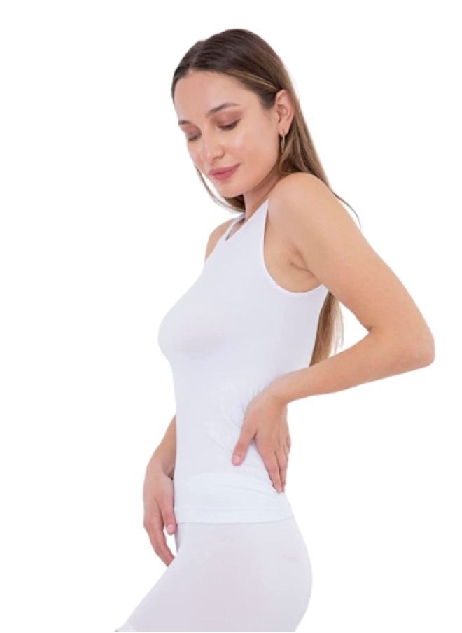 Carina Lycra wide strap t-shirt 
