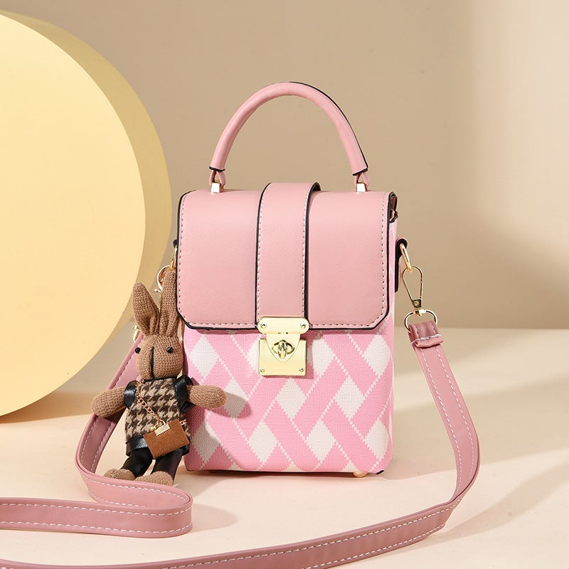 New Arrival Rhombic Stitching Korean Style Casual High-End All-Match Shoulder Bag Women'S Small Square Bag Handbag Crossbody Bag - Image 3