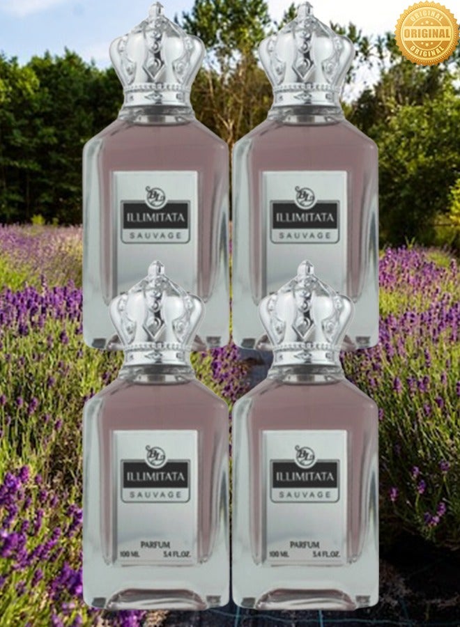 بي إل 4 قطع عطر إليميتاتا سوفاج 100 مل - Image 1