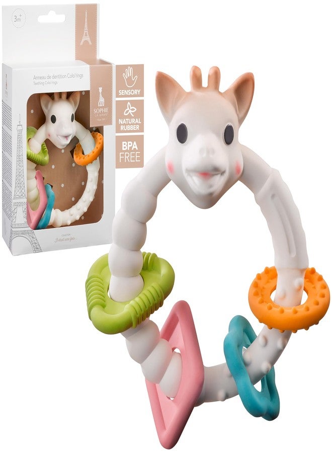 Sophie la girafe Teething Colo'rings | Light & Easy to Grasp | Designed with Natural Rubber to Soothe & Awaken All 5 Senses - Image 1