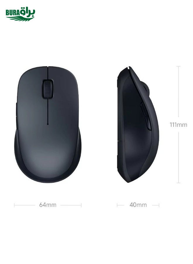 براق الأصلي XIAOMI XMSMSB01YM 1200DPI Bluetooth الوضع المزدوج اللاسلكي 2 (أسود)  - Image 3