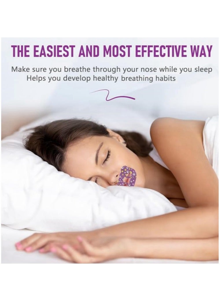 KHAJUL Adult Sleep Patch Gentle Mouth Band Reduces Mouth Breathing Improves Nighttime Sleep and Provides Immediate Snoring Relief 30 Pieces - Image 3