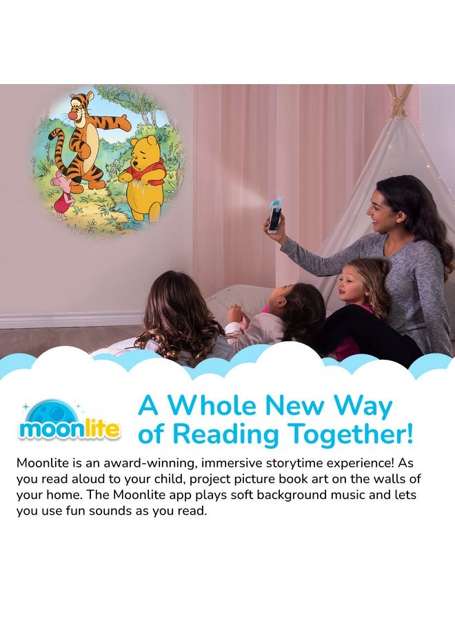 Moonlite - Storytime Winnie The Pooh Bounce With Me Storybook Reel, A Magical Way To Read Together, Digital Story For Projector, Fun Sound Effects, Early Learning Gift For Kids Age 1 Year And Up - Image 1