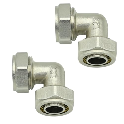 Delixike 2Pack 34 M8067 Equal Elbow Fitting for 34Inch Tubing Compatible with Maxline Shop Garage Compressed Air lineTube System Kit - Image 1