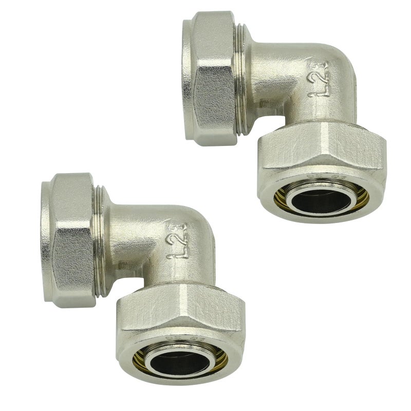 Delixike 2Pack 34 M8067 Equal Elbow Fitting for 34Inch Tubing Compatible with Maxline Shop Garage Compressed Air lineTube System Kit - Image 2