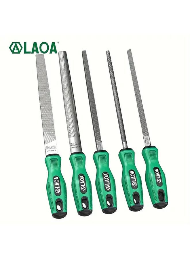 LA143992 File Set High Hardness Steel Hand Files Flat Triangle Square Half Round - Image 2