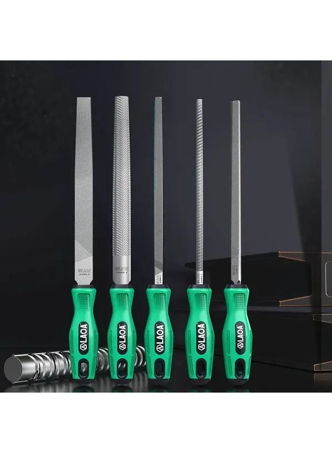 LA143992 File Set High Hardness Steel Hand Files Flat Triangle Square Half Round - Image 3