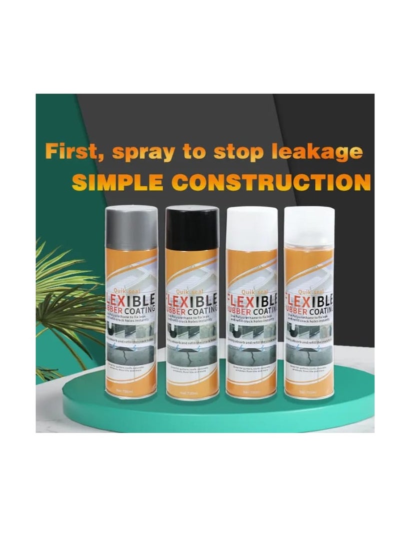 skyzone Leak Proof Spray Leakage Repair Waterproof Spray for Leakage Roof Waterproof Sealant Spray Rubber Paint for Water Leakage Spray Waterproof Leak Filler Spray - Image 2