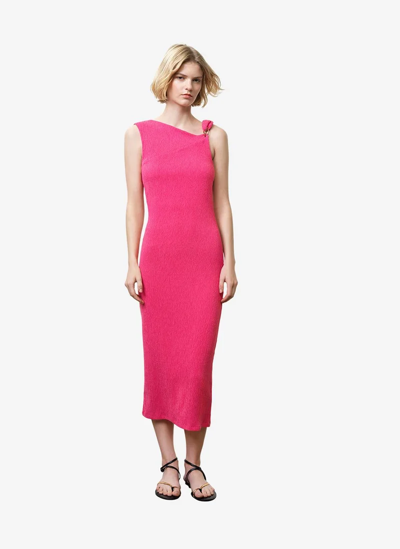 Women's French Pink Trixie Soft Midi Dress