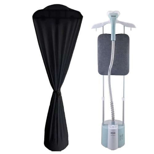 Encasify Garment Steamer Dust-Proof Cover – Universal Fabric Steamer Protective Storage Bag for Home & Commercial Use, Fits All Vertical Clothes Steamers (Black) - Image 1