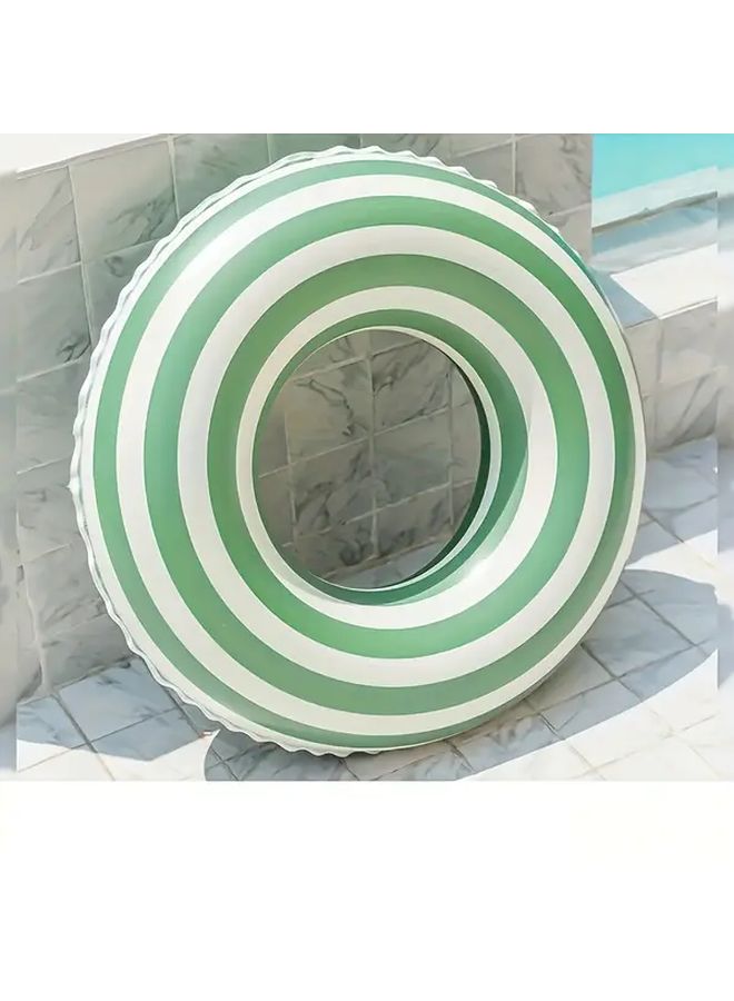 Blue Retro Lollipop Swimming Ring Inflatable Pool Float - Image 5