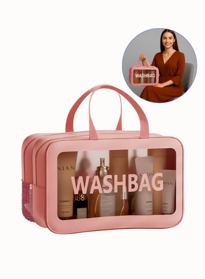 رينفينتي حقيبة مستلزمات السفر وحجاب فوري - منظم مقاوم للماء بمقصورتين جافة ورطبة + وشاح نسائي خفيف ومتين بتغطية كاملة - Image 2