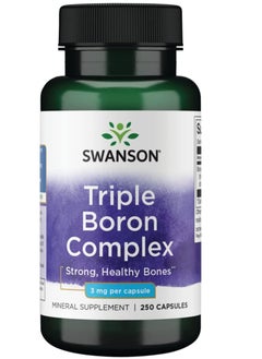 Triple Boron Complex Bone Health and Joint Support 250 Capsules